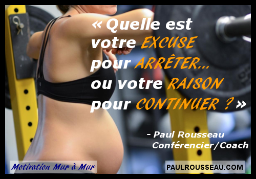 Femme Enceinte, Excuse Arrter ou Raison Continuer ?  Paul Rousseau, Confrencier / Coach